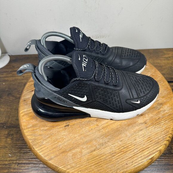 Nike Air Max 270 SE Black Summit Women's Size 8.5 Shoe Sneakers AR0499-001